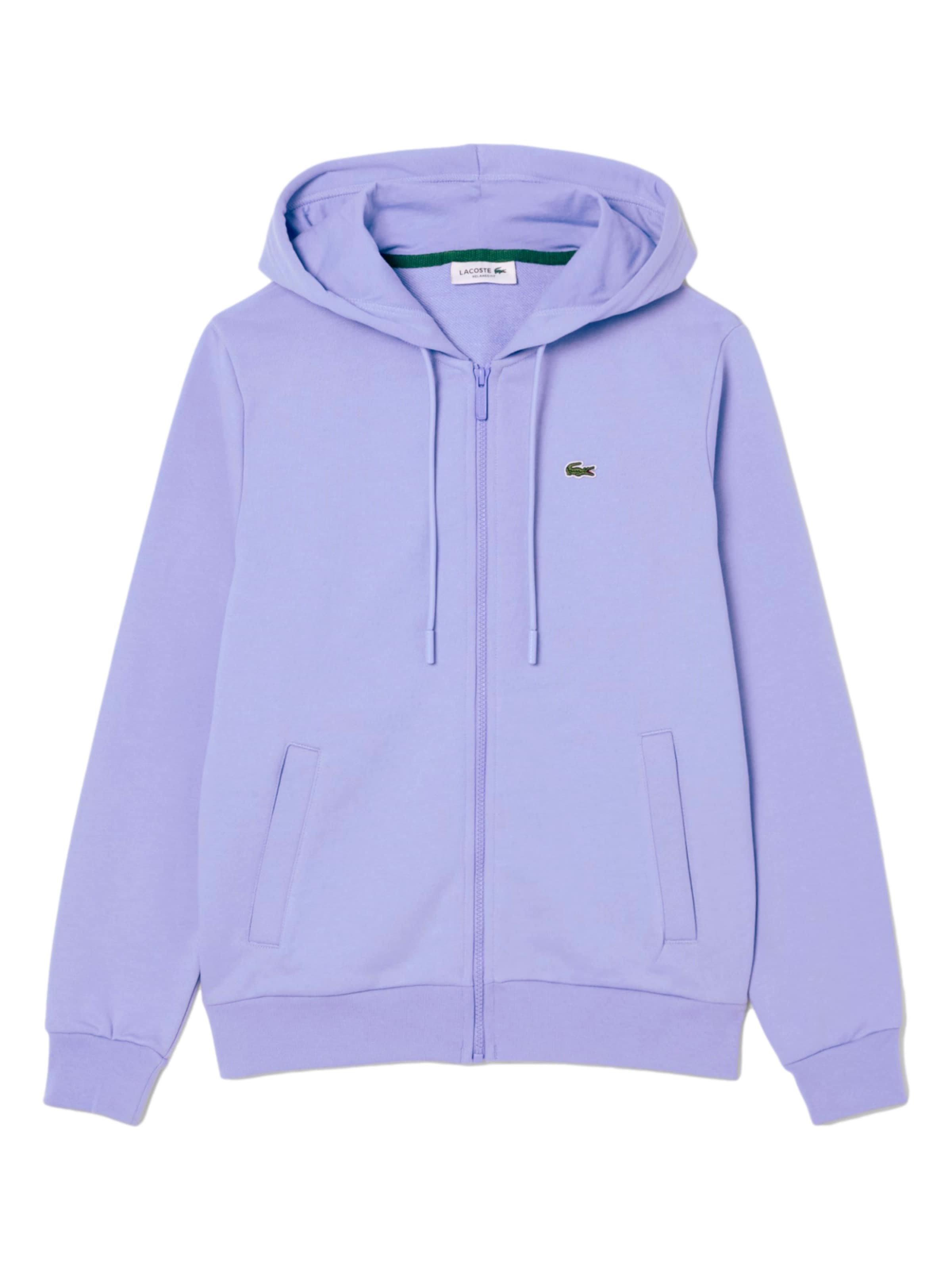 LACOSTE Sweatjakke i lilla: forside