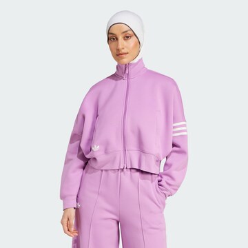 ADIDAS ORIGINALS Sweatjacka 'Neuclassics' i lila: framsida