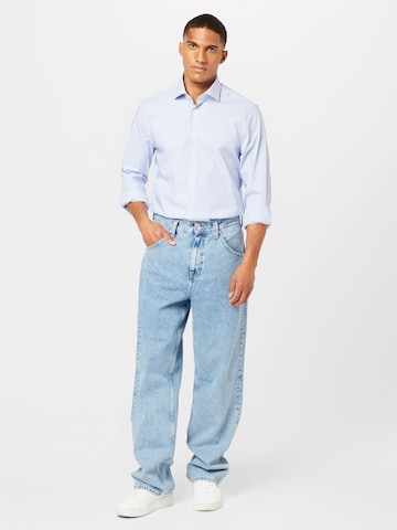 Tommy Hilfiger Tailored Regular Fit Hemd in Blau