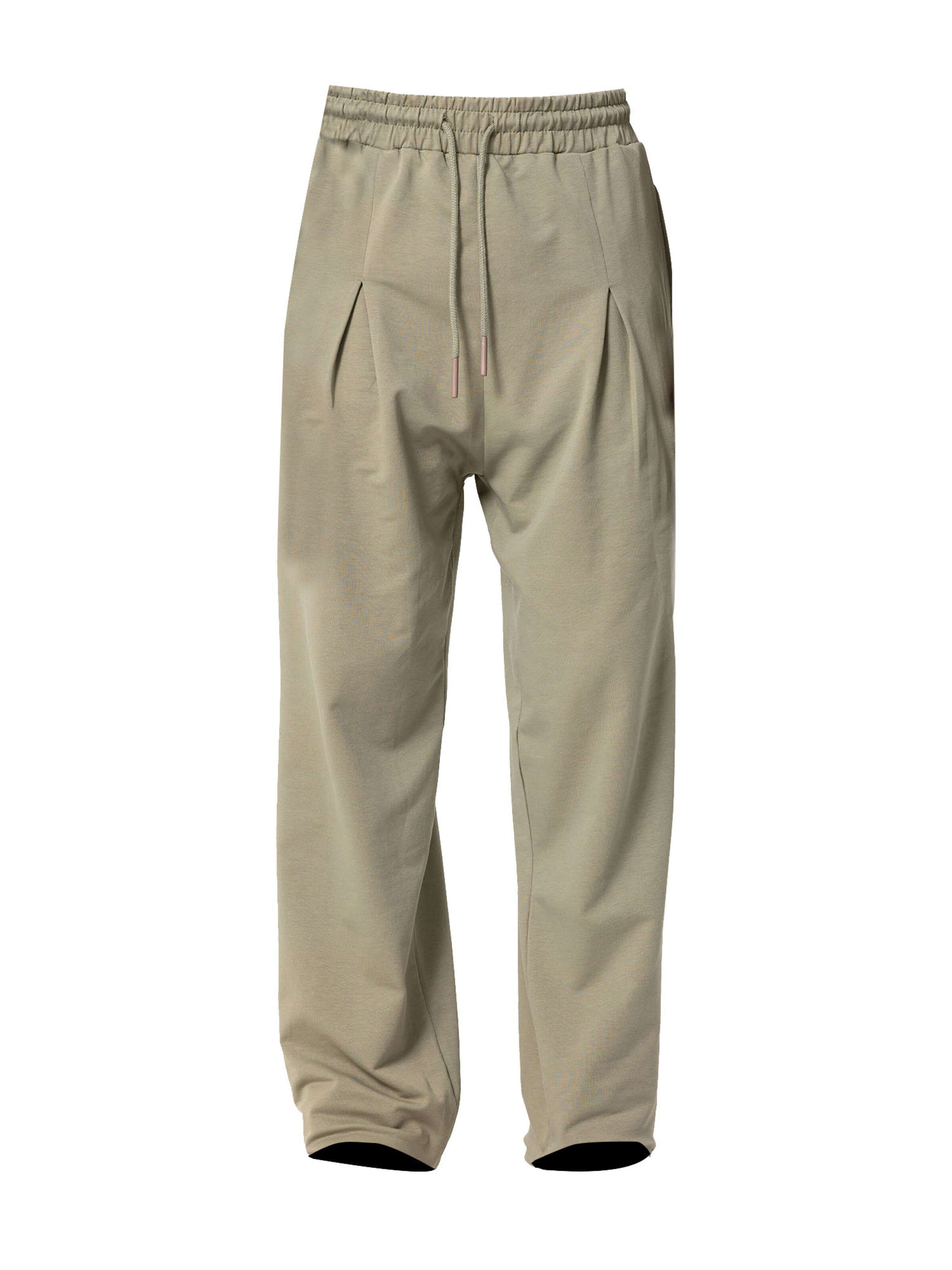 VAMOS CLO Loosefit Élére vasalt nadrágok - zöld: elől