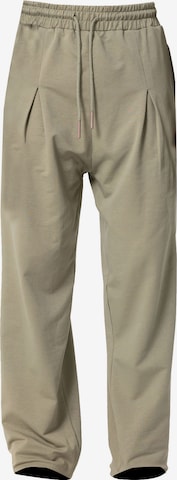 VAMOS CLO Παντελόνι πλισέ σε πράσινο: μπροστά