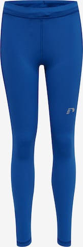 Coupe slim Pantalon de sport Newline en bleu : devant