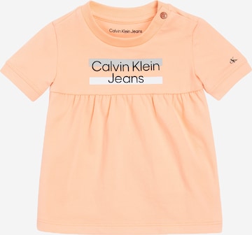 Calvin Klein - Vestido en naranja: frente