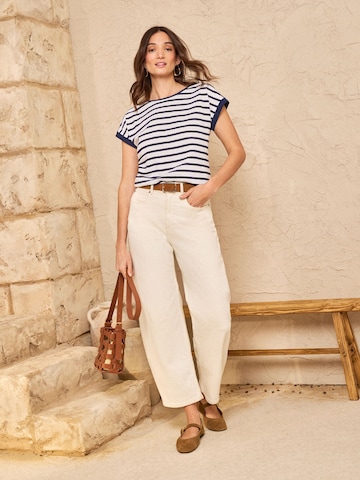 T-shirt love & roses en bleu