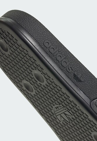 ADIDAS ORIGINALS Пантолеты 'Adilette' в Черный