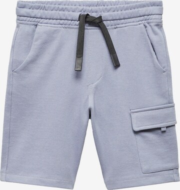 MANGO KIDS Regular Broek 'SAFARI' in Blauw: voorkant