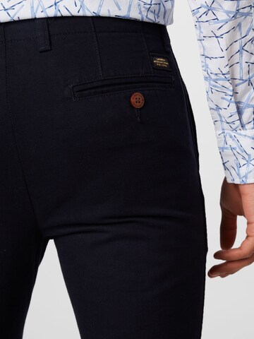Superdry Slim fit Chino Pants 'OFFICERS' in Blue