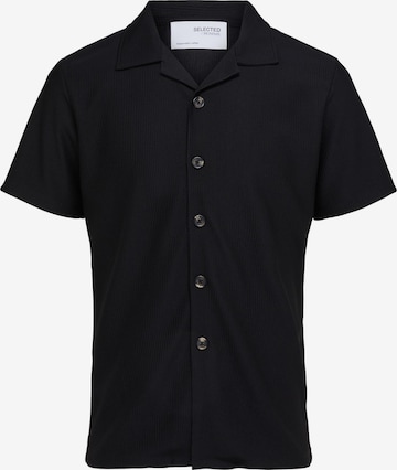 SELECTED HOMME Comfort fit Overhemd in Zwart: voorkant