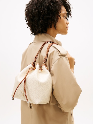 TOMMY HILFIGER Beuteltasche in Beige
