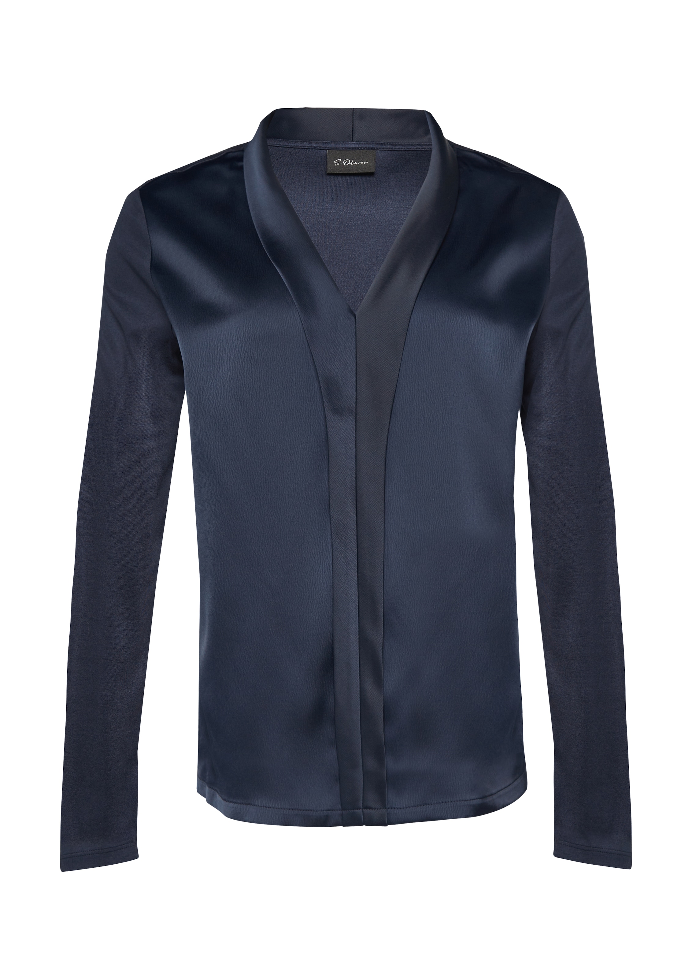s.Oliver BLACK LABEL Bluse in Blau: Vorderseite