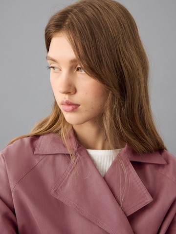 MANGO TEEN Демисезонное пальто 'Rosa' в Ярко-розовый