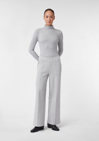 COMMA Wide leg Pantalon in Grijs