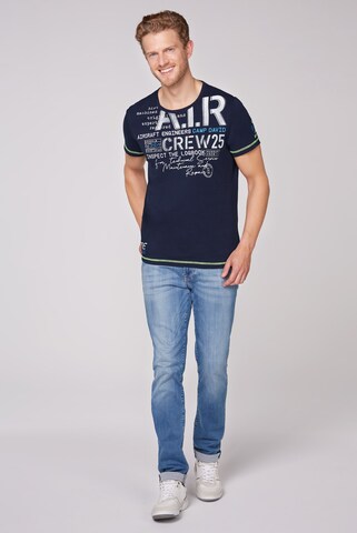 T-Shirt CAMP DAVID en bleu