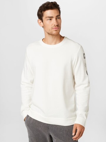 NIKE Sportsweatshirt in Beige: predná strana