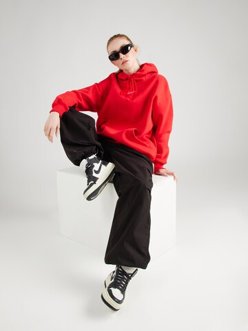 Nike Sportswear Sweatshirt 'Phoenix Fleece' i rød