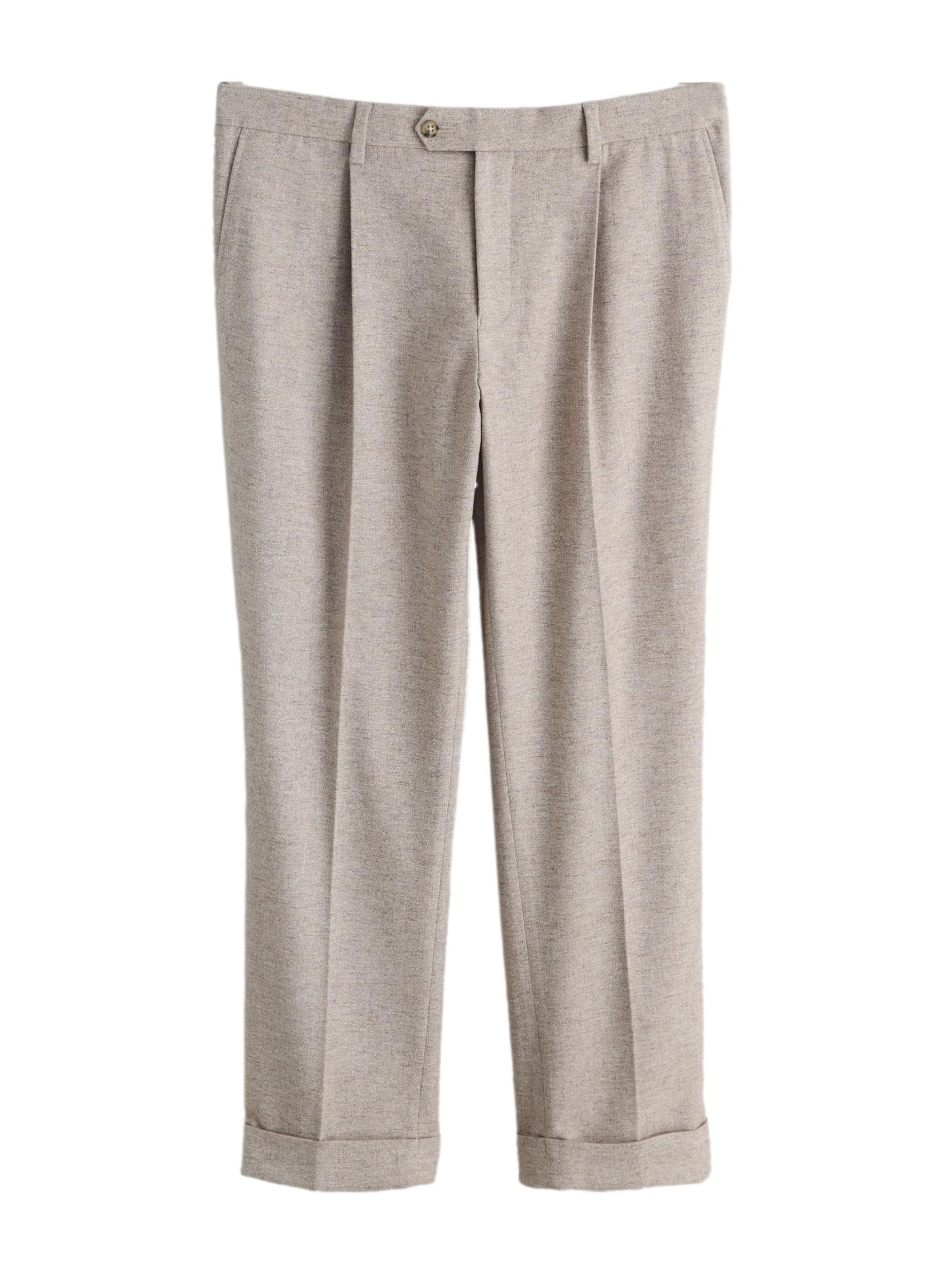 Next Slimfit Pantalon in Beige: voorkant