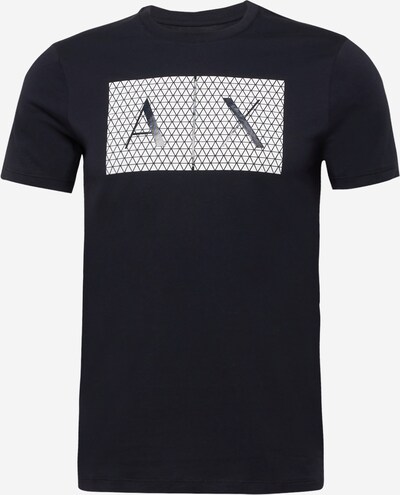 ARMANI EXCHANGE T-Shirt en bleu foncé / blanc, Vue avec produit