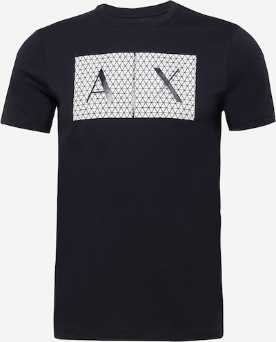 ARMANI EXCHANGE T-Shirt in dunkelblau / weiß, Produktansicht