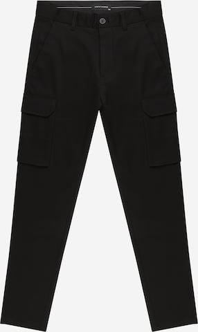 Clean Cut Copenhagen Regular Cargo Pants 'Milano' in Black: front