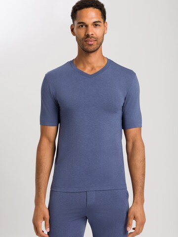 Hanro - Camisa 'Casuals' em azul: frente