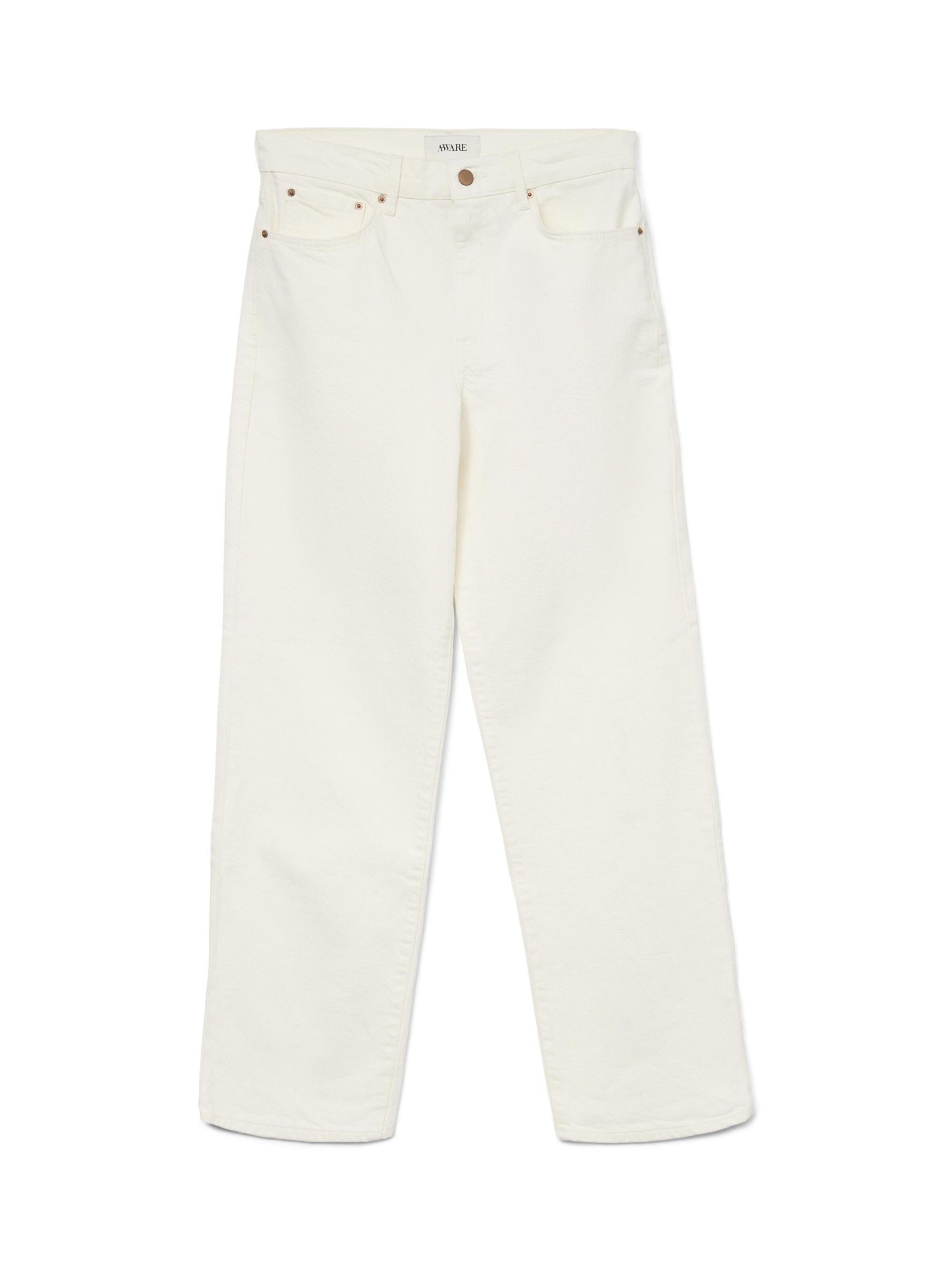 VERO MODA Regular Jeans 'VALERIE' in Beige: voorkant