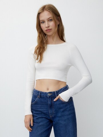 Pull&Bear Sveter - Béžová: predná strana