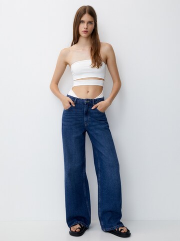 Pull&Bear Tričkové body – bílá