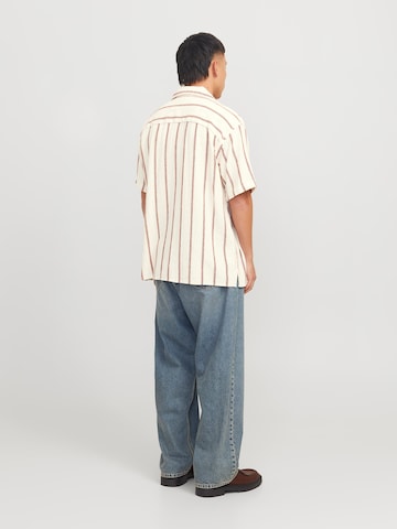 JACK & JONES Классический крой Рубашка 'JORCoba' в Бежевый