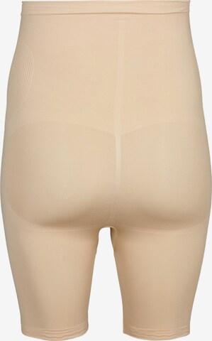 Zizzi Skinny Shapingbukser i beige