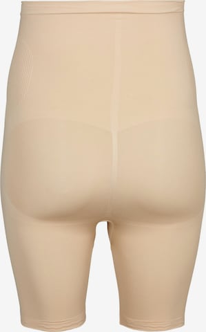 Skinny Pantaloni modellanti di Zizzi in beige