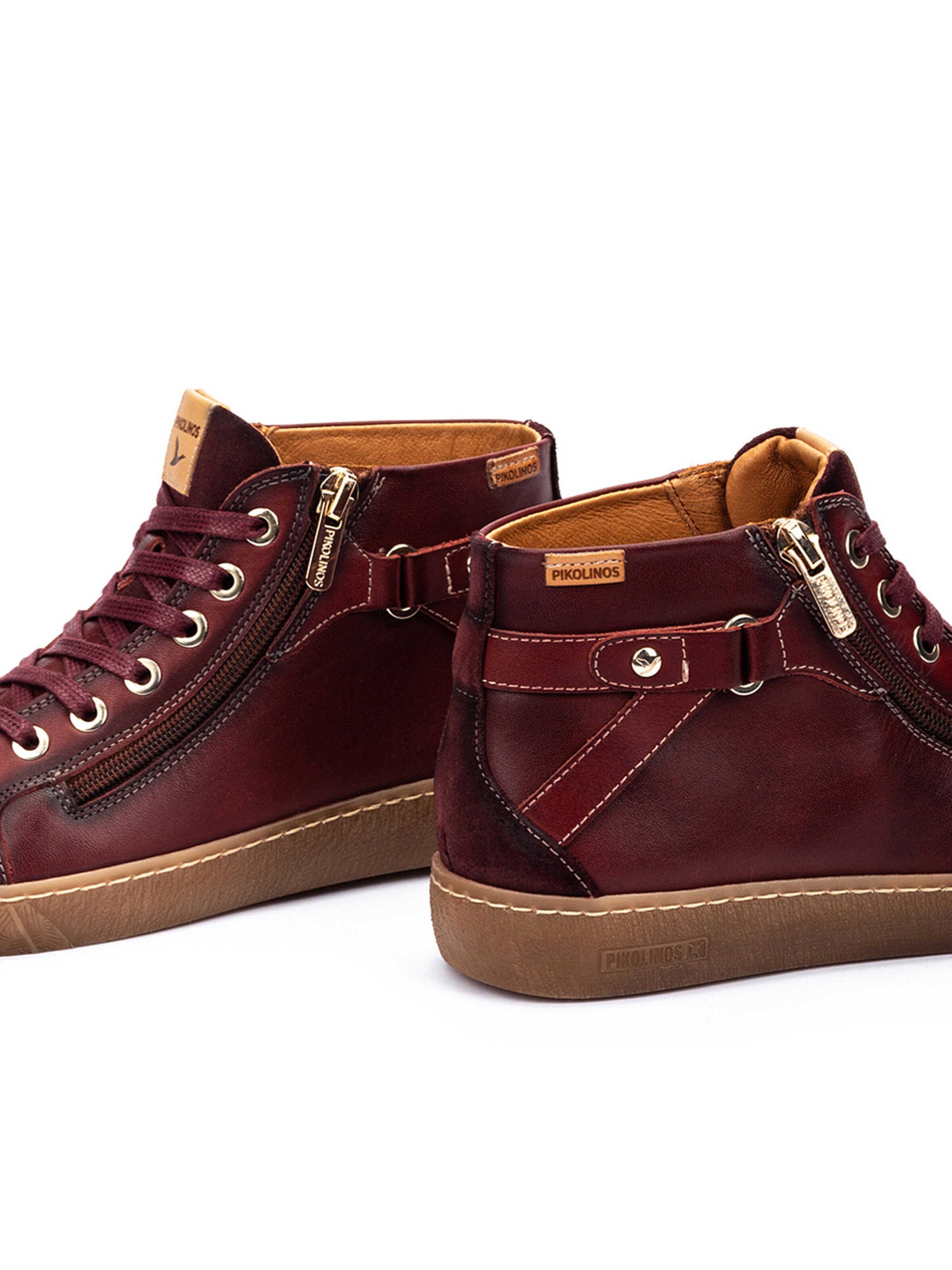 PIKOLINOS Sneakersy wysokie 'Lanzarote' w kolorze czerwony