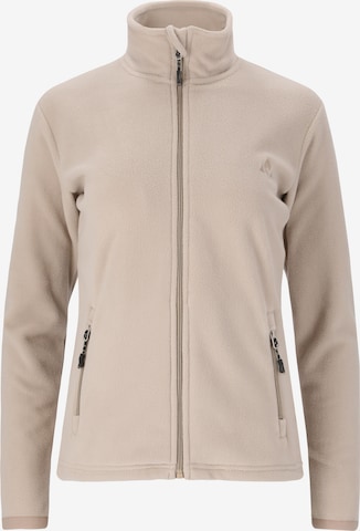 Whistler Athletic Fleece Jacket 'Cocoon' in Beige: front