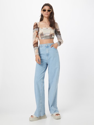 Nasty Gal Тениска в сиво