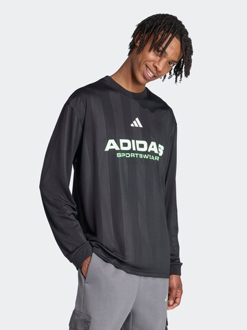 ADIDAS SPORTSWEAR Λειτουργικό μπλουζάκι 'TIRO' σε μαύρο: μπροστά