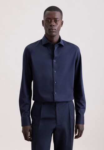 SEIDENSTICKER Regular Fit Hemd in Blau: Vorderseite