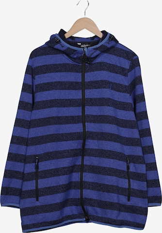 Ulla Popken Kapuzenpullover 5XL in Blau: Vorderseite