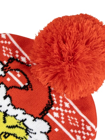 Bonnet 'Die Grinch Weihnachts-Punkte-Mütze' DISNEY en rouge