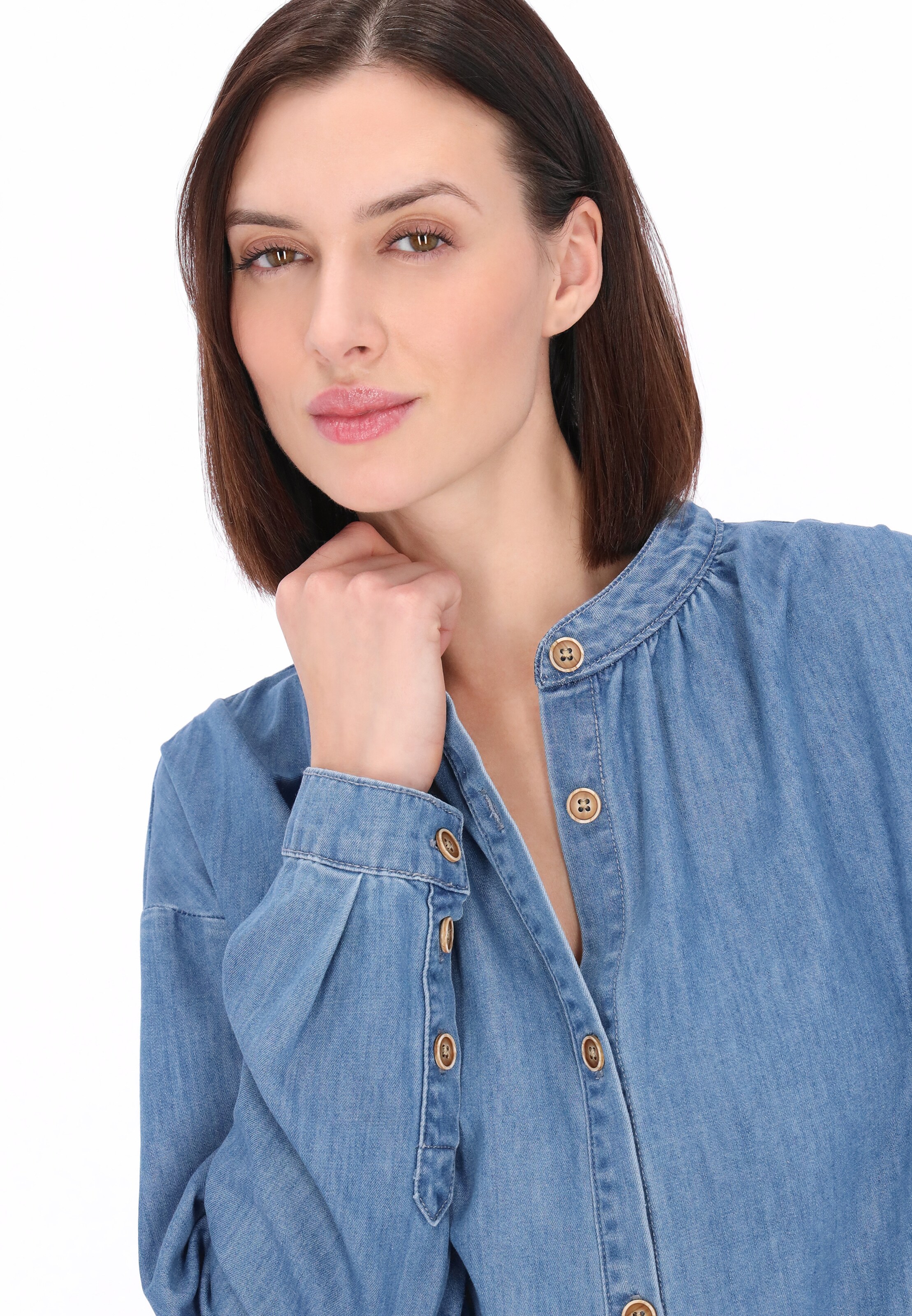 usha BLUE LABEL - Blusa em azul