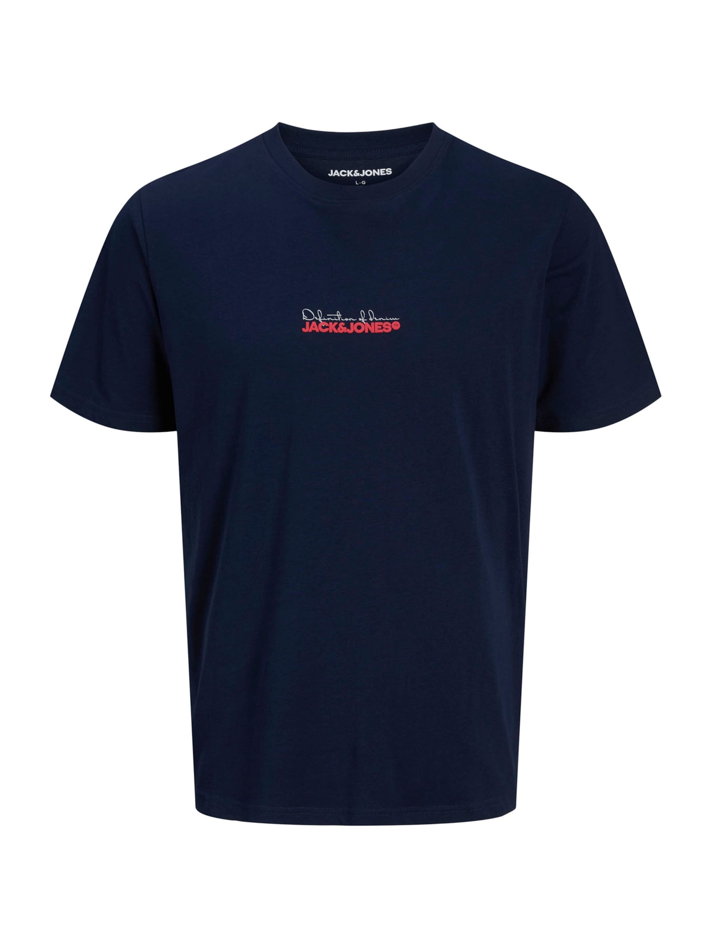 JACK & JONES Тениска 'JJKENDRICK' в синьо: отпред