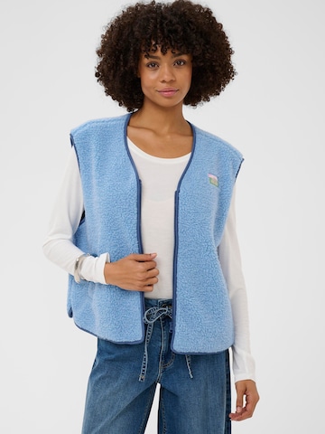 CULTURE Bodywarmer 'CUCatina' in Blauw: voorkant