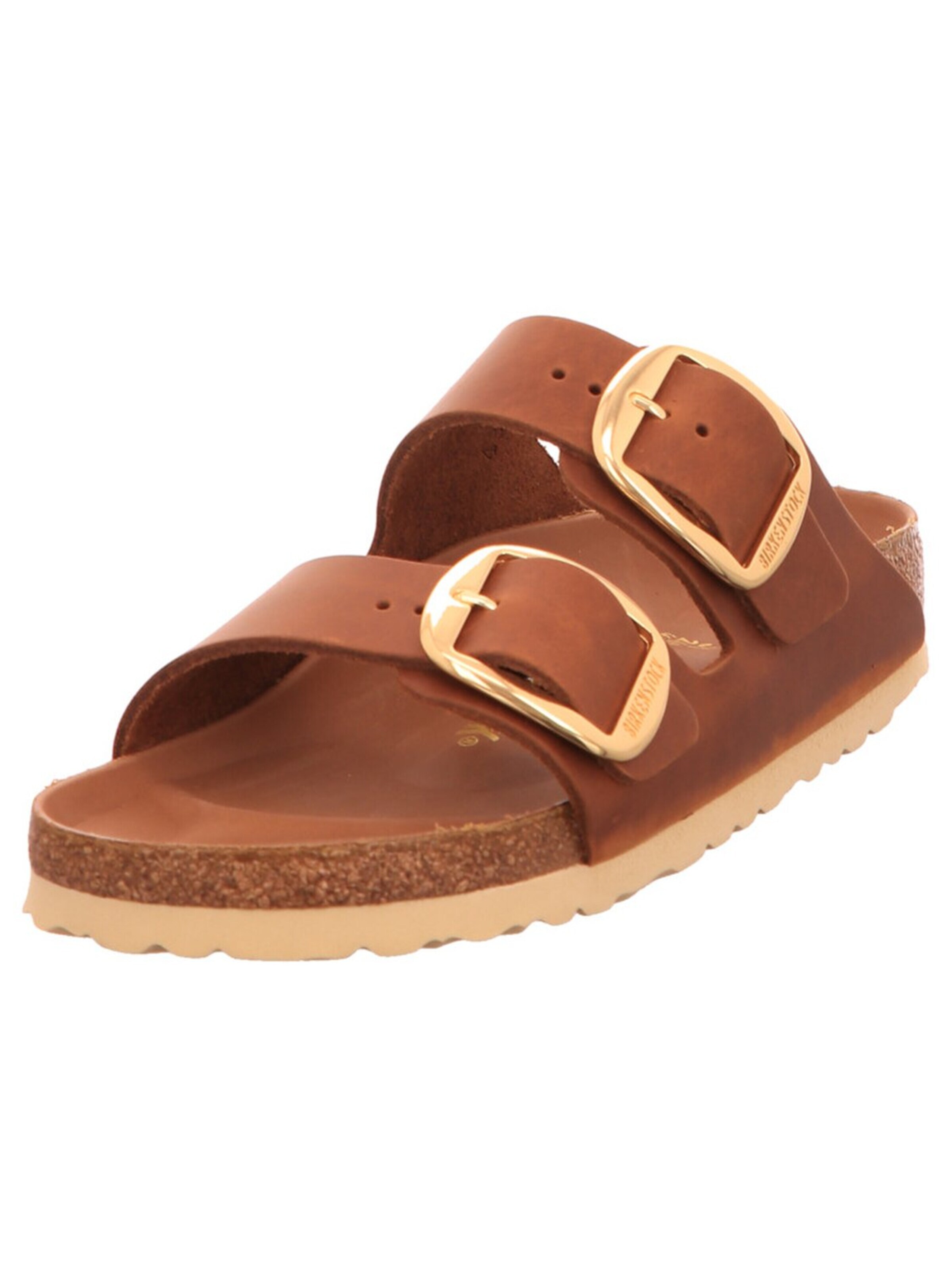 Mule 'Komfort Stiefel Damen 1011073 Echtleder in braun' BIRKENSTOCK en marron : devant