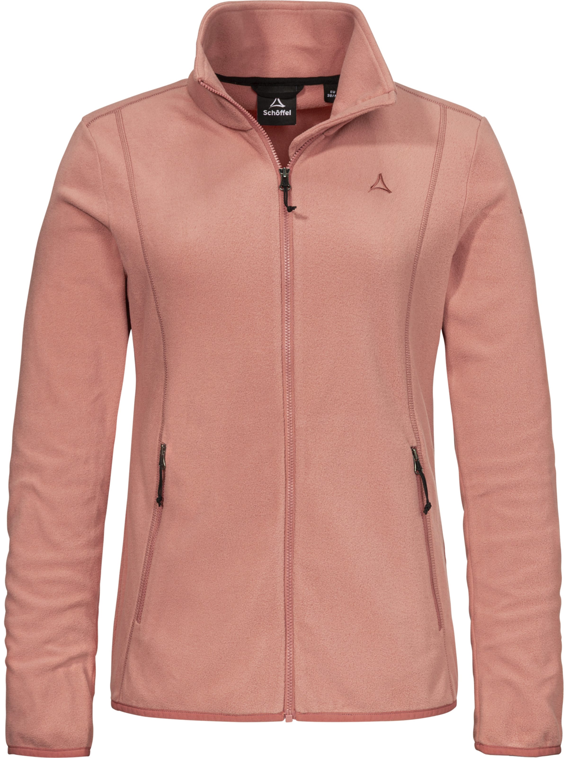 Schöffel Functionele fleece jas in Roze: voorkant
