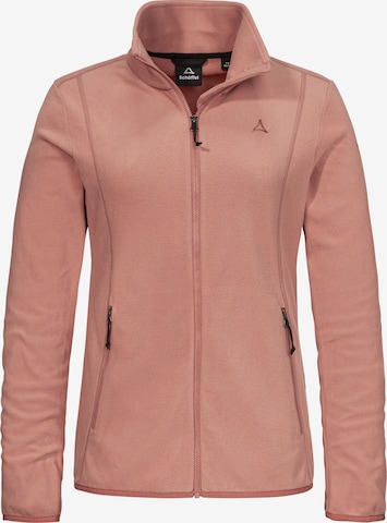 Schöffel Functionele fleece jas 'Ash' in Roze: voorkant