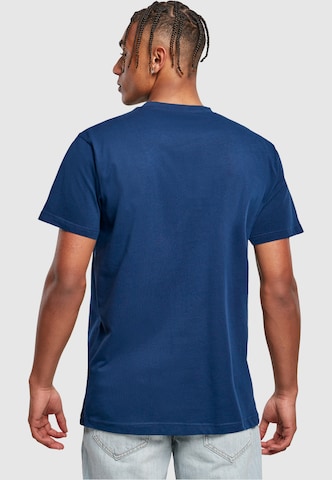 ABSOLUTE CULT T-Shirt 'Friends - Santa Chandler' in Blau
