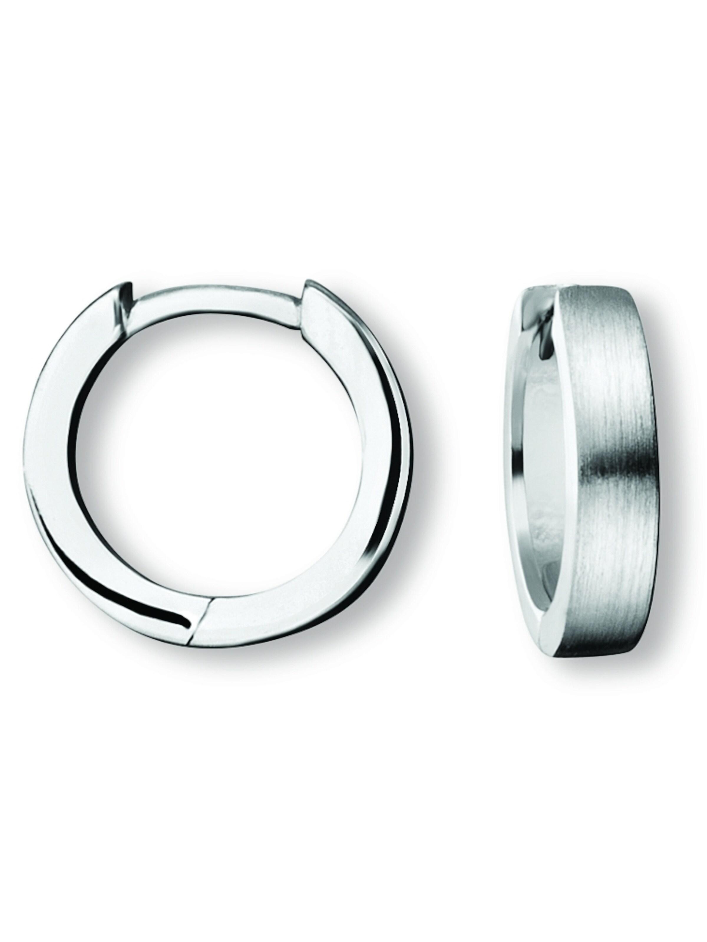 ONE ELEMENT Ohrringe in Silber: Vorderseite
