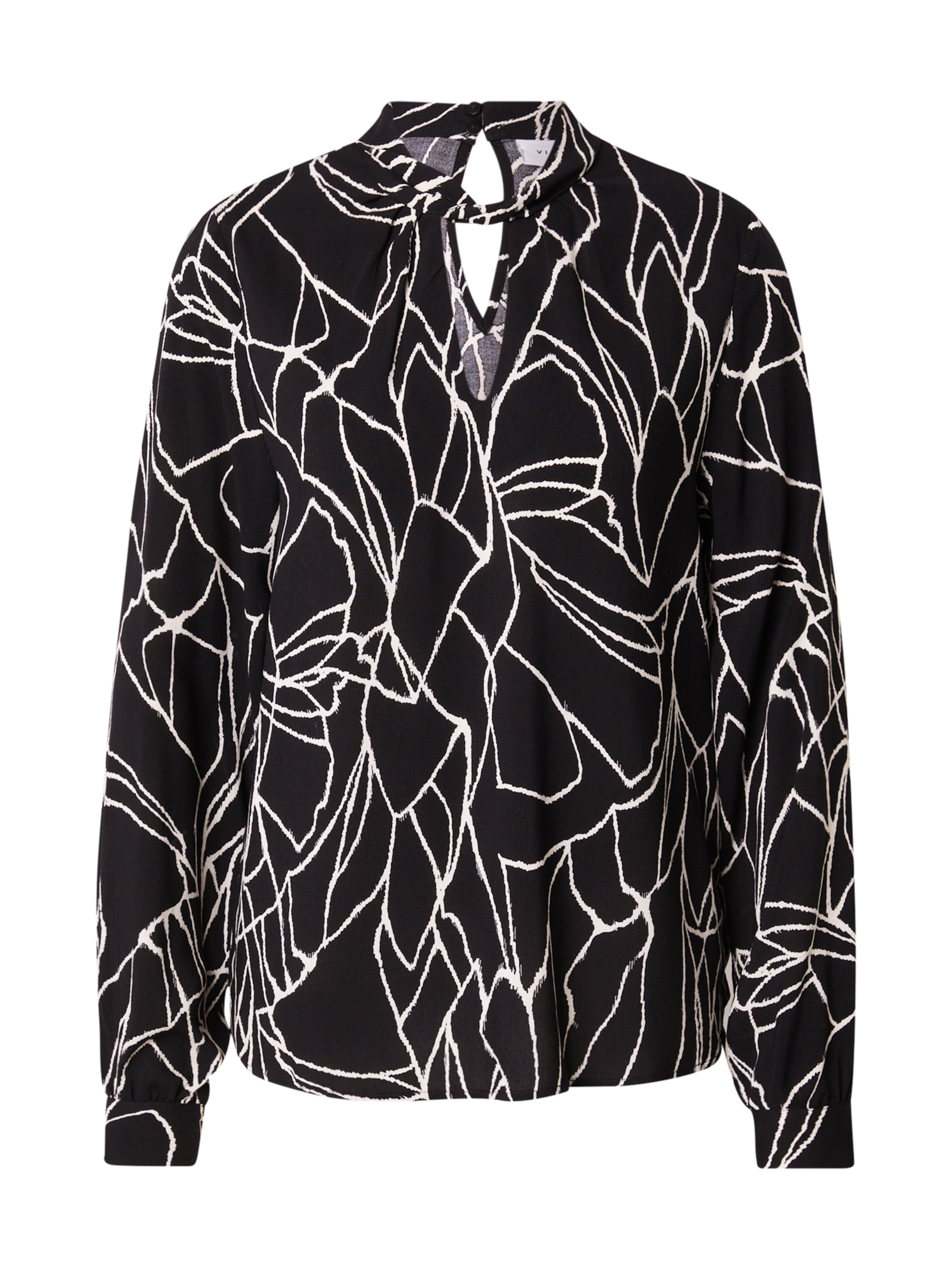 VILA Blúz 'VIPAYA' - fekete: elől