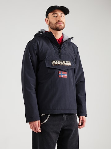 NAPAPIJRI - Chaqueta de entretiempo 'Rainforest' en negro: frente