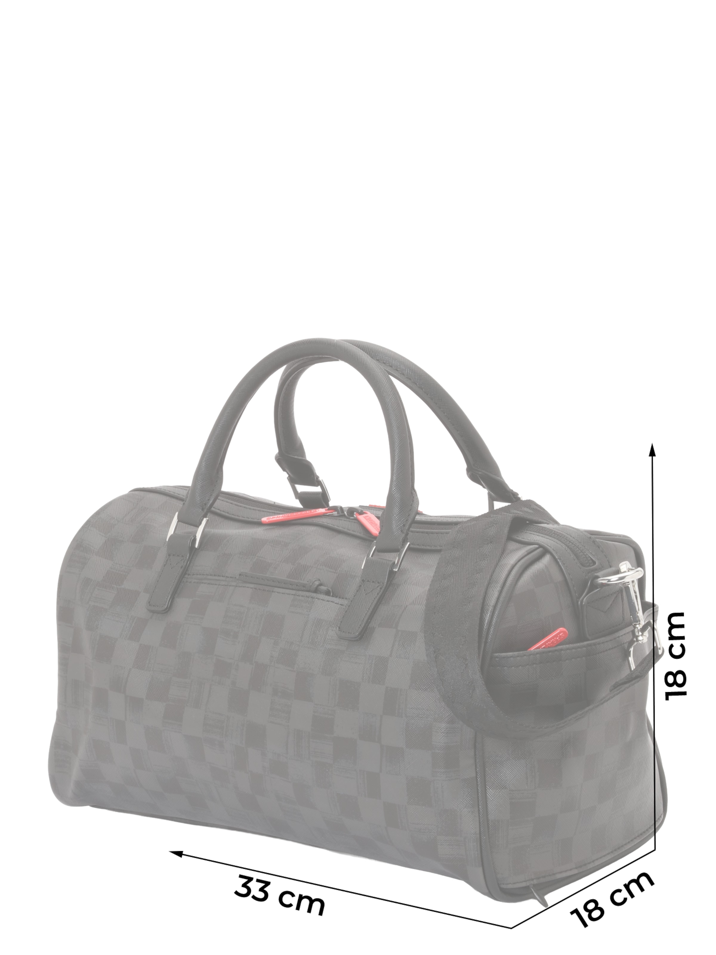 Sprayground - Bolsa de viaje 'Scribble Shark' en negro