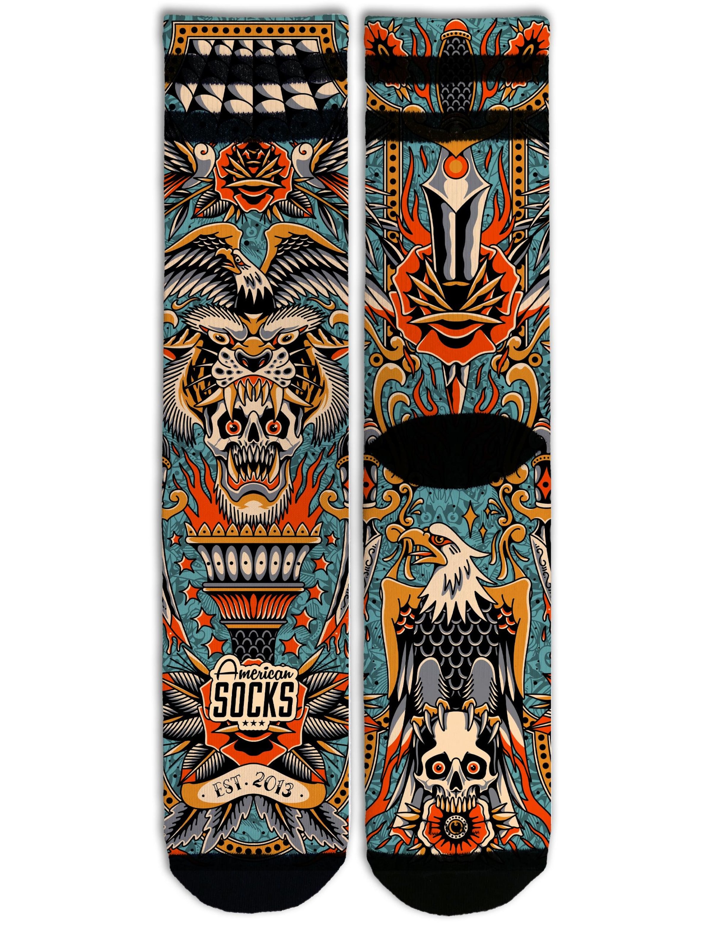 American Socks - Calcetines 'Dagger - Mid High' en Mezcla de colores
