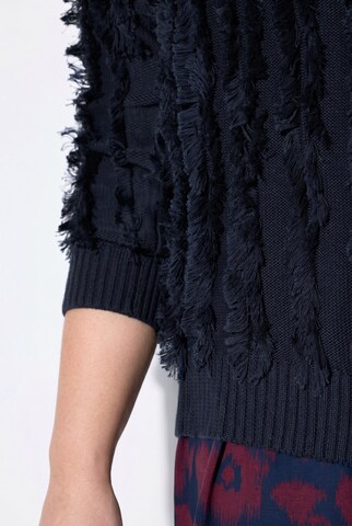 Ulla Popken Knit cardigan in Blue